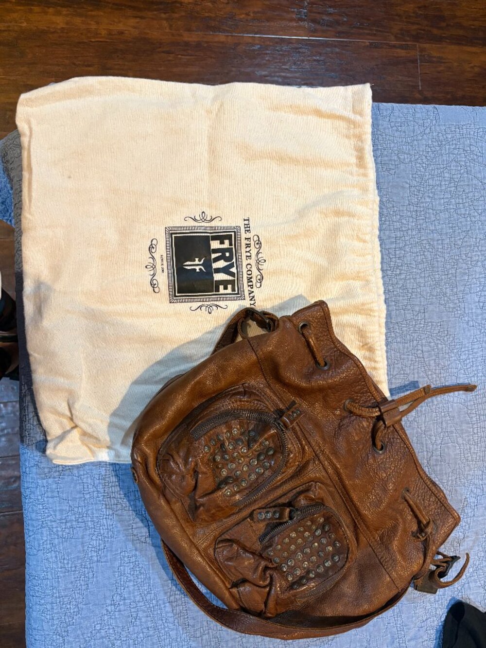 Large Frye crossbody BOHO bag